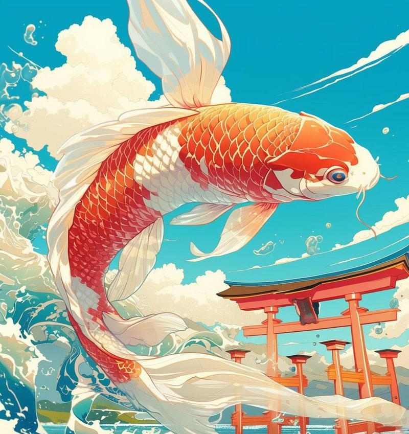 锦鲤为何跳出水面?探索跳跃行为的奥秘与意义(图2) 锦鲤为何跳出水面?探索跳跃行为的奥秘与意义(图2)