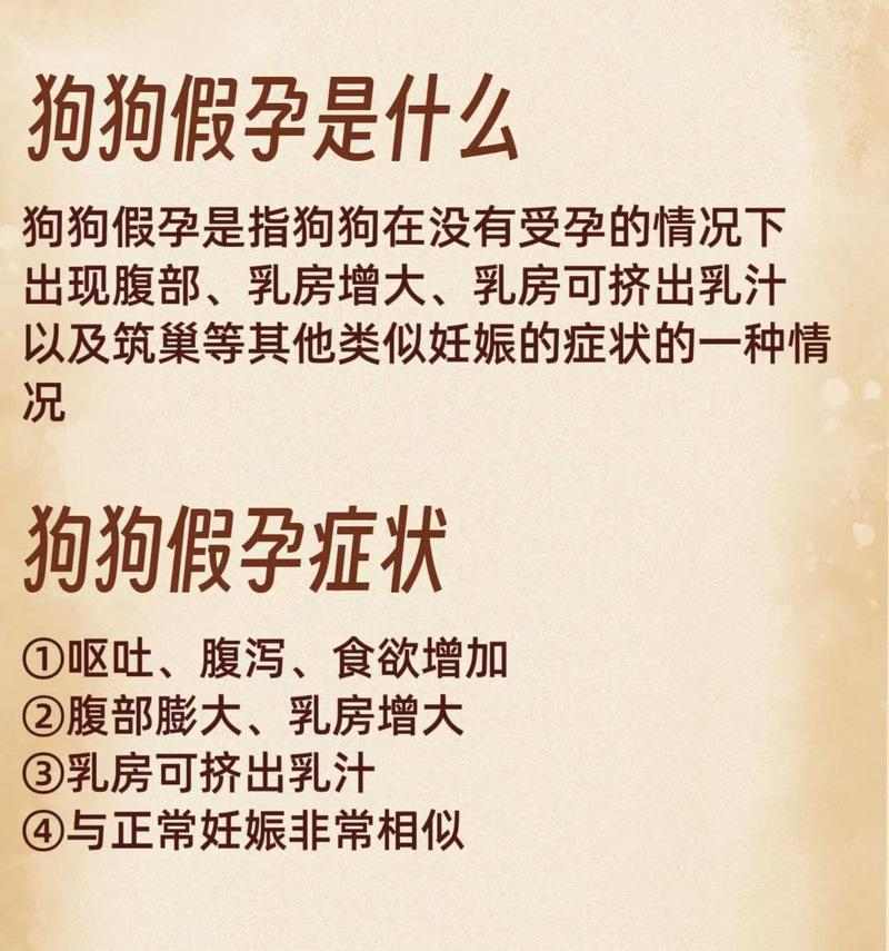 如何分辨狗狗的真假怀孕（辨别狗狗真假怀孕的方法及注意事项）