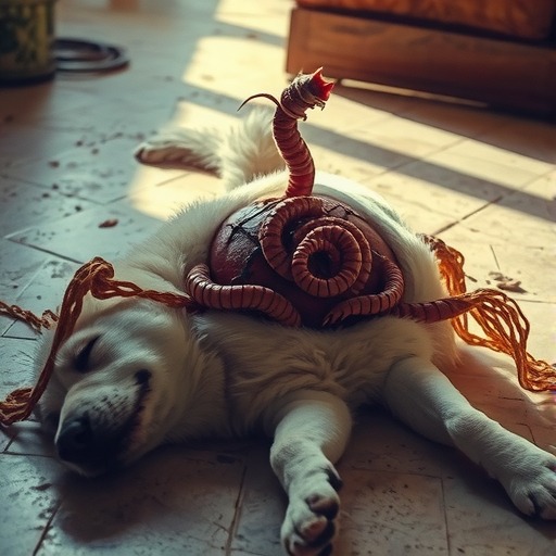 以犬心丝虫病的致命时长(以犬心丝虫病的悲剧)(图4) 以犬心丝虫病的致命时长(以犬心丝虫病的悲剧)(图4)