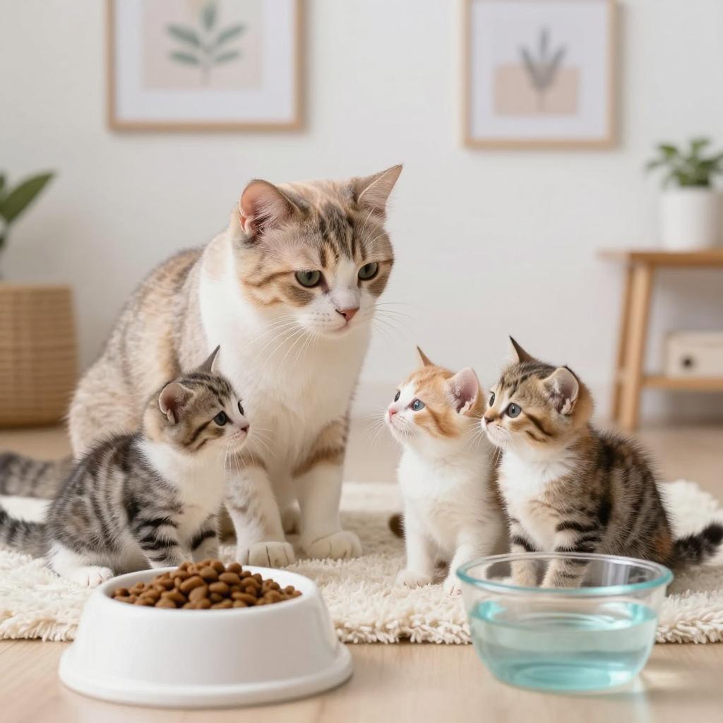 猫咪产后喂食注意事项(健康饮食促进母猫和幼猫成长)(图4) 猫咪产后喂食注意事项(健康饮食促进母猫和幼猫成长)(图4)