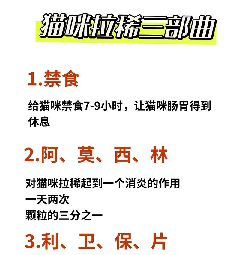 猫咪拉肚子了怎么办？推荐药物治疗方案（猫咪拉肚子的原因及有效