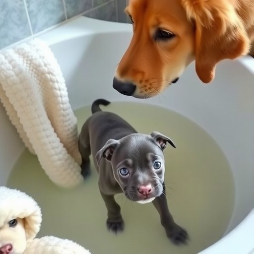 宠物狗生小狗多久后能洗澡的时机与注意事项（如何科学合理地为新生小狗洗澡以及洗澡前后的护理）(图2)