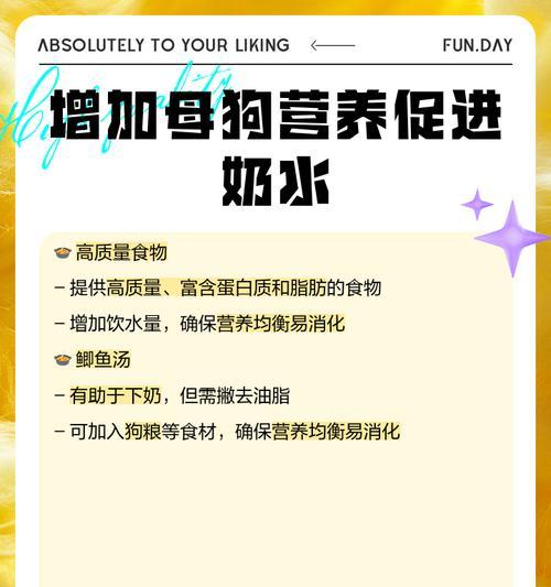 母狗哺乳频率规律及喂养注意事项全攻略(图3)