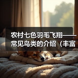 农村七色羽毛飞翔——常见鸟类的介绍(丰富多样的农村鸟类群落与生态)(图4) 农村常见鸟类介绍全攻略(图4)