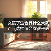 女孩子适合养什么大狗?(选择适合女孩子养的大狗品种)(图2) 女孩子适合养什么大狗品种全攻略(图2)