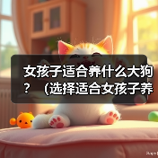 女孩子适合养什么大狗?(选择适合女孩子养的大狗品种)(图3) 女孩子适合养什么大狗品种全攻略(图3)