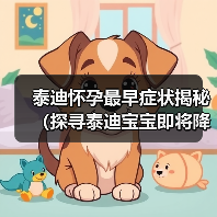 泰迪怀孕最早症状全攻略(图3)