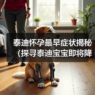 泰迪怀孕最早症状全攻略