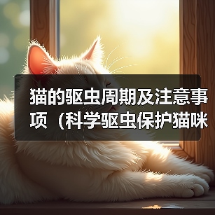 猫的驱虫周期及注意事项(科学驱虫保护猫咪健康)(图3) 猫咪驱虫周期及注意事项全攻略(图3)