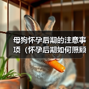 母狗怀孕后期照顾全攻略