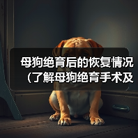 母狗绝育后恢复情况全攻略