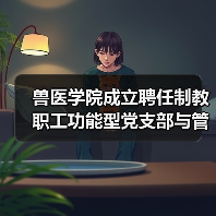 兽医学院成立聘任制教职工功能型党支部与管理委员会(图4) 兽医学院成立聘任制教职工功能型党支部与管理委员会|组织建设新举措(图4)