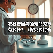 农村普通狗的寿命究竟有多长?(探究农村普通狗寿命的因素及延长方法)(图3) 农村普通狗寿命影响因素及延长方法全攻略(图3)