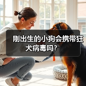刚出生的小狗会携带狂犬病毒吗?(图2) 刚出生的小狗会携带狂犬病毒吗|预防全攻略(图2)