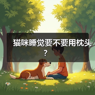 猫咪睡觉要不要用枕头?(图3) 猫咪睡觉要不要用枕头全攻略(图3)