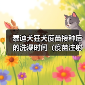 泰迪犬狂犬疫苗接种后的洗澡时间(疫苗注射后多久才能为你的泰迪犬洗澡?)(图4) 泰迪犬狂犬疫苗后洗澡注意事项|科学护理全攻略(图4)