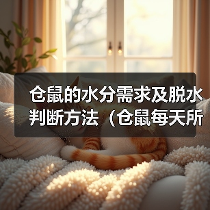 仓鼠饮水需求与脱水判断方法｜宠物养护全攻略(图3)
