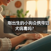 刚出生的小狗会携带狂犬病毒吗｜预防全攻略