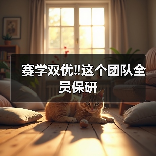 赛学双优团队全员保研｜保研经验分享