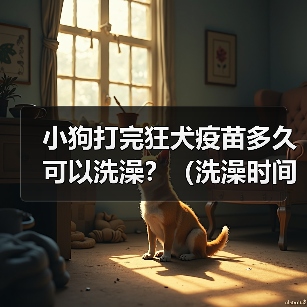 小狗打完狂犬疫苗多久可以洗澡全攻略
