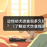 边牧幼犬进食后多久拉?(了解幼犬饮食规律,掌握适宜便便时间)(图2) 边牧幼犬进食后多久拉全攻略(图2)