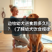 边牧幼犬进食后多久拉?(了解幼犬饮食规律,掌握适宜便便时间)(图1) 边牧幼犬进食后多久拉全攻略(图1)
