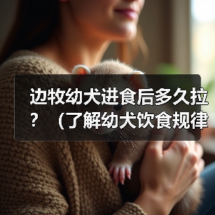 边牧幼犬进食后多久拉?(了解幼犬饮食规律,掌握适宜便便时间)(图4) 边牧幼犬进食后多久拉全攻略(图4)