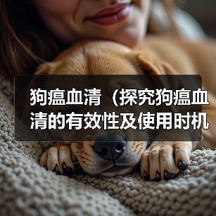 狗瘟血清(探究狗瘟血清的有效性及使用时机)(图3) 狗瘟血清使用全攻略(图3)