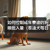 如何控制成年泰迪的狗粮摄入量(泰迪犬每日狗粮摄入量的建议和控制方法)(图2) 泰迪犬每日狗粮摄入量控制全攻略(图2)