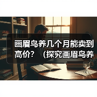 画眉鸟养几个月能卖到高价?(探究画眉鸟养殖时间与市场价值的关系)(图4) 画眉鸟养殖时间与市场价值关系探究|实用指南(图4)