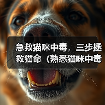 急救猫咪中毒,三步拯救猫命(熟悉猫咪中毒的症状,做好紧急救援)(图4) 猫咪中毒急救三步走|科学应对拯救生命(图4)