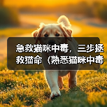 急救猫咪中毒,三步拯救猫命(熟悉猫咪中毒的症状,做好紧急救援)(图3) 猫咪中毒急救三步走|科学应对拯救生命(图3)