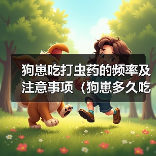 狗崽驱虫频率及注意事项｜科学喂养全攻略