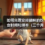 如何合理安排猫咪的饮食时间和频率(三个月大猫咪的科学喂养方法,让它健康成长)(图2) 三个月大猫咪科学喂养指南|饮食安排全攻略(图2)