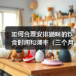 如何合理安排猫咪的饮食时间和频率(三个月大猫咪的科学喂养方法,让它健康成长)(图3) 三个月大猫咪科学喂养指南|饮食安排全攻略(图3)
