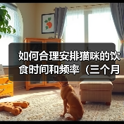 如何合理安排猫咪的饮食时间和频率(三个月大猫咪的科学喂养方法,让它健康成长)(图4) 三个月大猫咪科学喂养指南|饮食安排全攻略(图4)