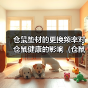 仓鼠垫材的更换频率对仓鼠健康的影响(仓鼠垫材更换周期的重要性及正确方法)(图3) 仓鼠垫材更换频率与健康关系|科学更换全攻略(图3)