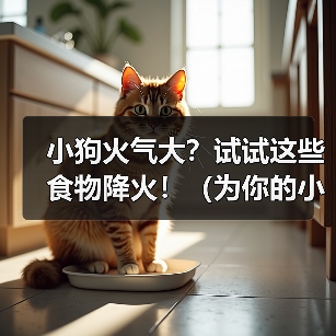 小狗火气大?试试这些食物降火!(为你的小狗选择适合的食物,舒缓体内火气的秘诀)(图2) 小狗降火食物推荐|天然食材调理火气全攻略(图2)