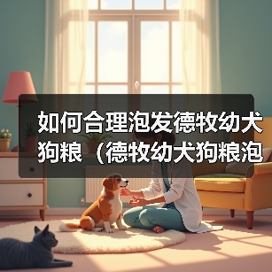如何合理泡发德牧幼犬狗粮(德牧幼犬狗粮泡发的时间与方法)(图4) 德牧幼犬狗粮泡发技巧与注意事项|喂养全攻略(图4)