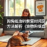 狗狗低血钙恢复时间及方法解析(宠物狗低血钙问题分析与解决方案探讨)(图1) 狗狗低血钙恢复方法与时间解析|实用指南(图1)