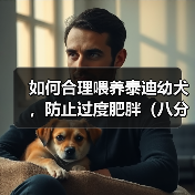 泰迪幼犬科学喂养方法｜八分饱饮食控制全攻略(图3)