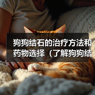 狗狗结石的治疗方法和药物选择(了解狗狗结石的发病原因,合理用药是关键)(图4) 狗狗结石治疗与用药指南|科学应对关键(图4)