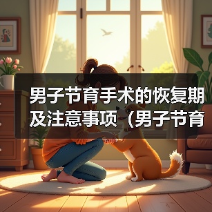 男子节育手术的恢复期及注意事项(男子节育手术恢复时间、禁忌症和注意事项)(图2) 男子节育手术恢复期注意事项|术后护理全攻略(图2)