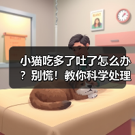 小猫吃多了吐了怎么办全攻略