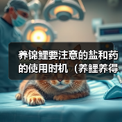 养锦鲤要注意的盐和药的使用时机(养鲤养得好,水质药浴要到位)(图2) 养锦鲤盐药使用时机|养护全攻略(图2)