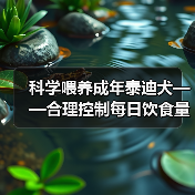成年泰迪犬科学喂养指南｜饮食控制全攻略