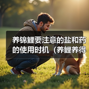 养锦鲤要注意的盐和药的使用时机(养鲤养得好,水质药浴要到位)(图4) 养锦鲤盐药使用时机|养护全攻略(图4)