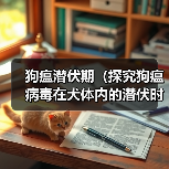 狗瘟潜伏期(探究狗瘟病毒在犬体内的潜伏时间及其相关因素)(图2) 狗瘟潜伏期影响因素及防控要点|实用指南(图2)
