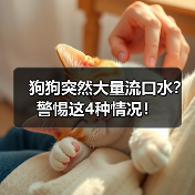 狗狗突然大量流口水原因及应对方法｜常见症状解析(图2)