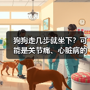 狗狗走几步就坐下?可能是关节痛、心脏病的信号(图4) 狗狗走几步就坐下可能是关节痛或心脏病信号|常见原因全解析(图4)